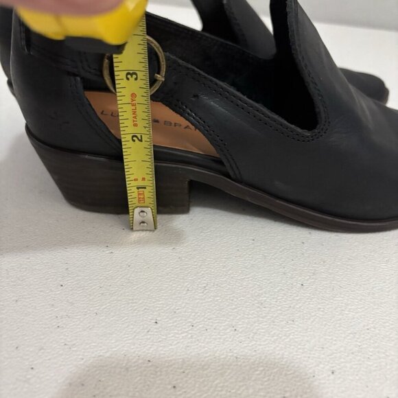 Lucky Brand Myndo Loafer Booties Pointed Toe Leather Women 6.5M - Picture 8 of 11